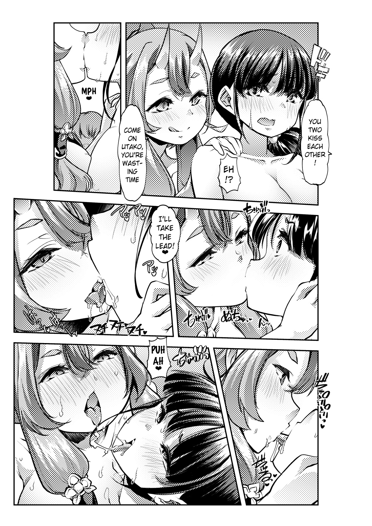 Hentai Manga Comic-Rindou Mikoto and Suzuka Utako's King Game between Shotas and Bad Adults-Read-8